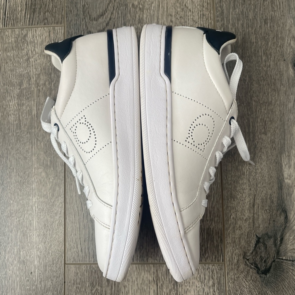 Coach Women's Black and White Sneakers - Picture 3 of 8